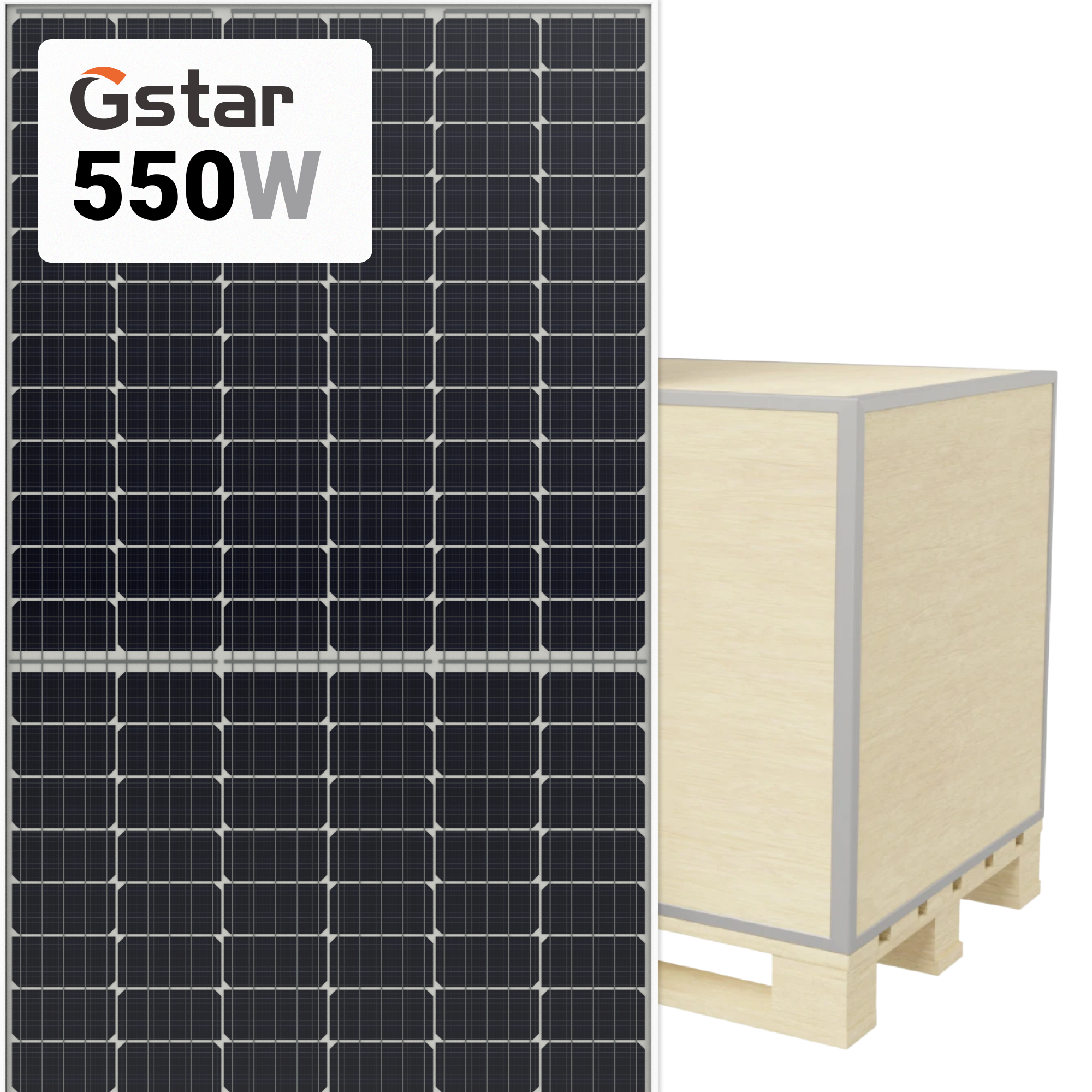 GSTAR 550W Solar Panel 144 Cell Bifacial product image