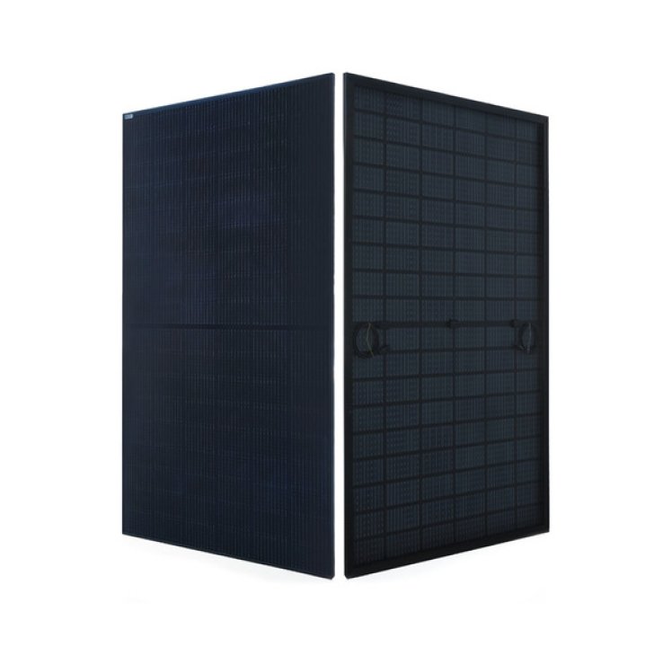 Elin Energy Sirius PV 415W 108 Half-Cell 1500V Black Bifacial Solar Panel, ELNSM54M-HC-415