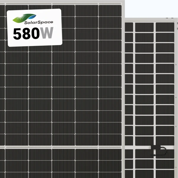 SolarSpace 580W Solar Panel 144 Cell TOPCon Bifacial SS8-72HD-580N