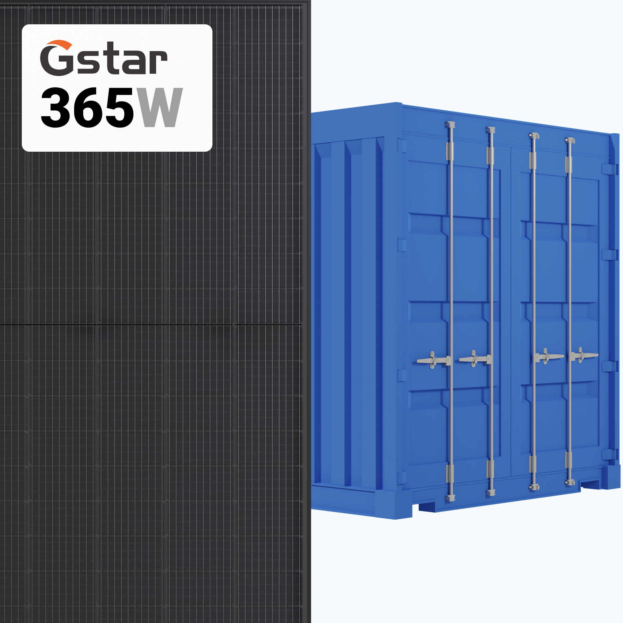 GSTAR 365W Solar Panel 120 Cell Black Bifacial product image