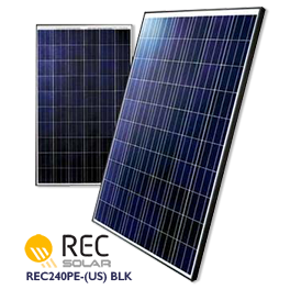 REC 240PE-USBLK Solar Panel product image