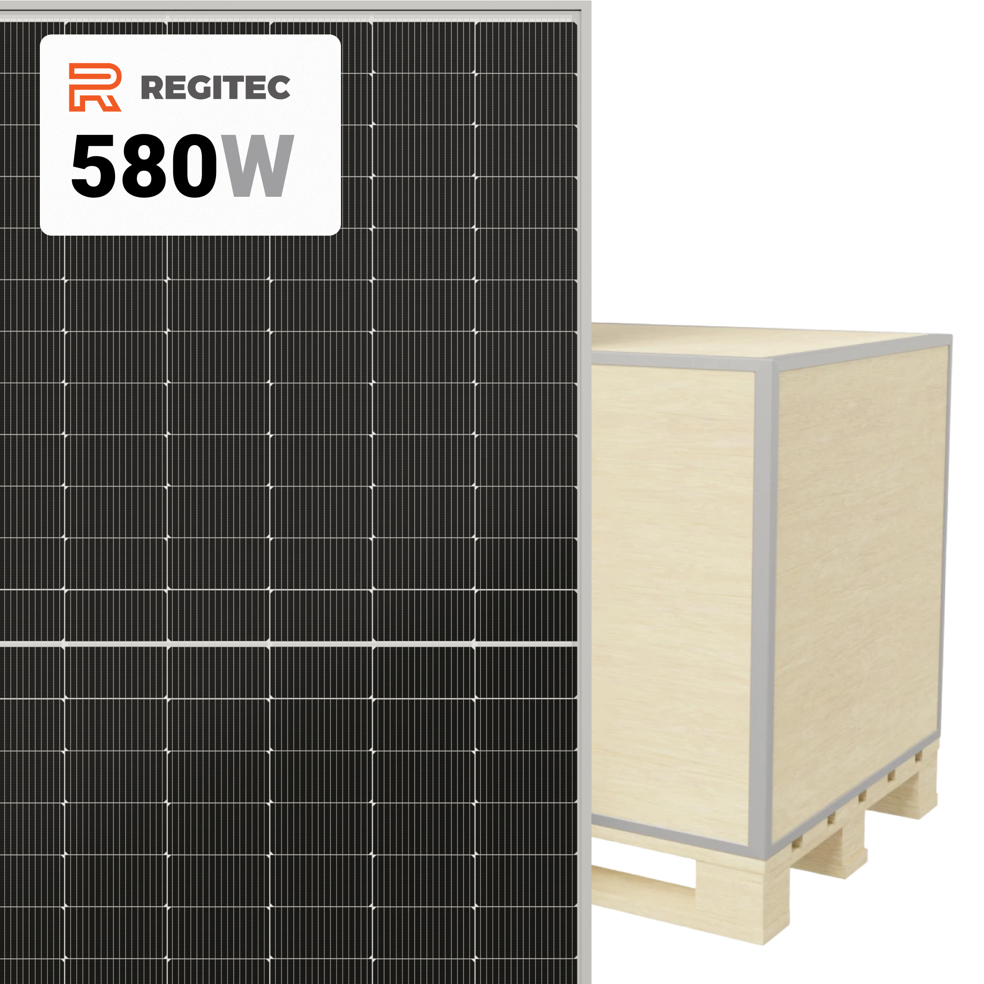 Regitec RMHT72 580W Solar Panel product image