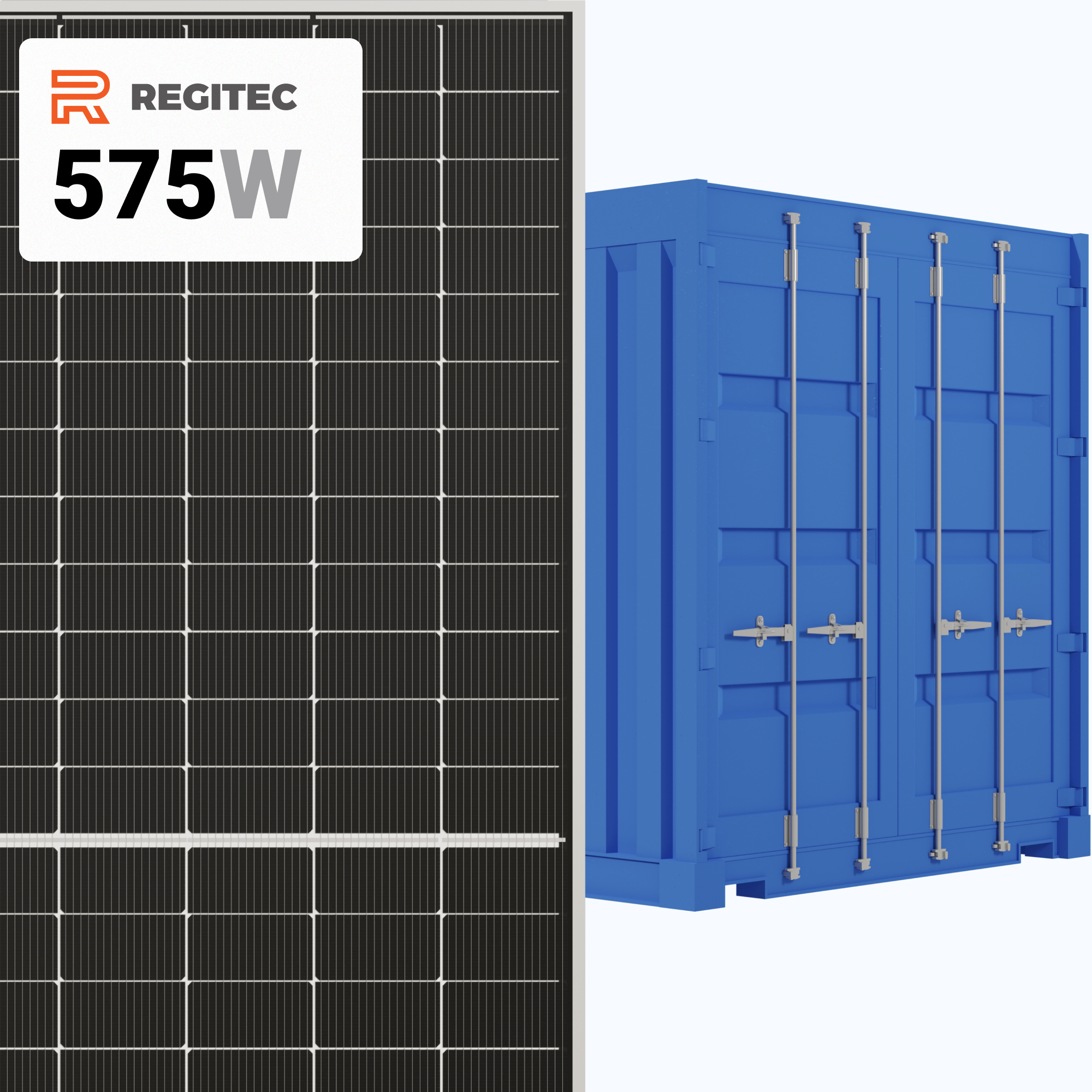 Regitec RMHT72 580W Solar Panel