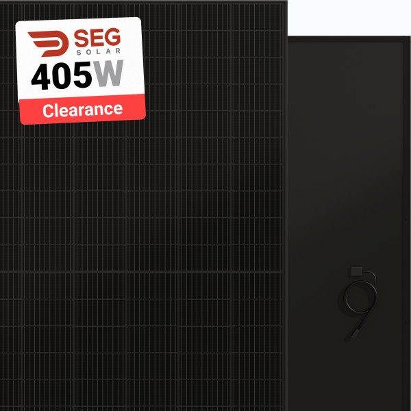 SEG Solar 405W Solar Panel 108 Cell PERC All-Black SEG-405-BMD-HV
