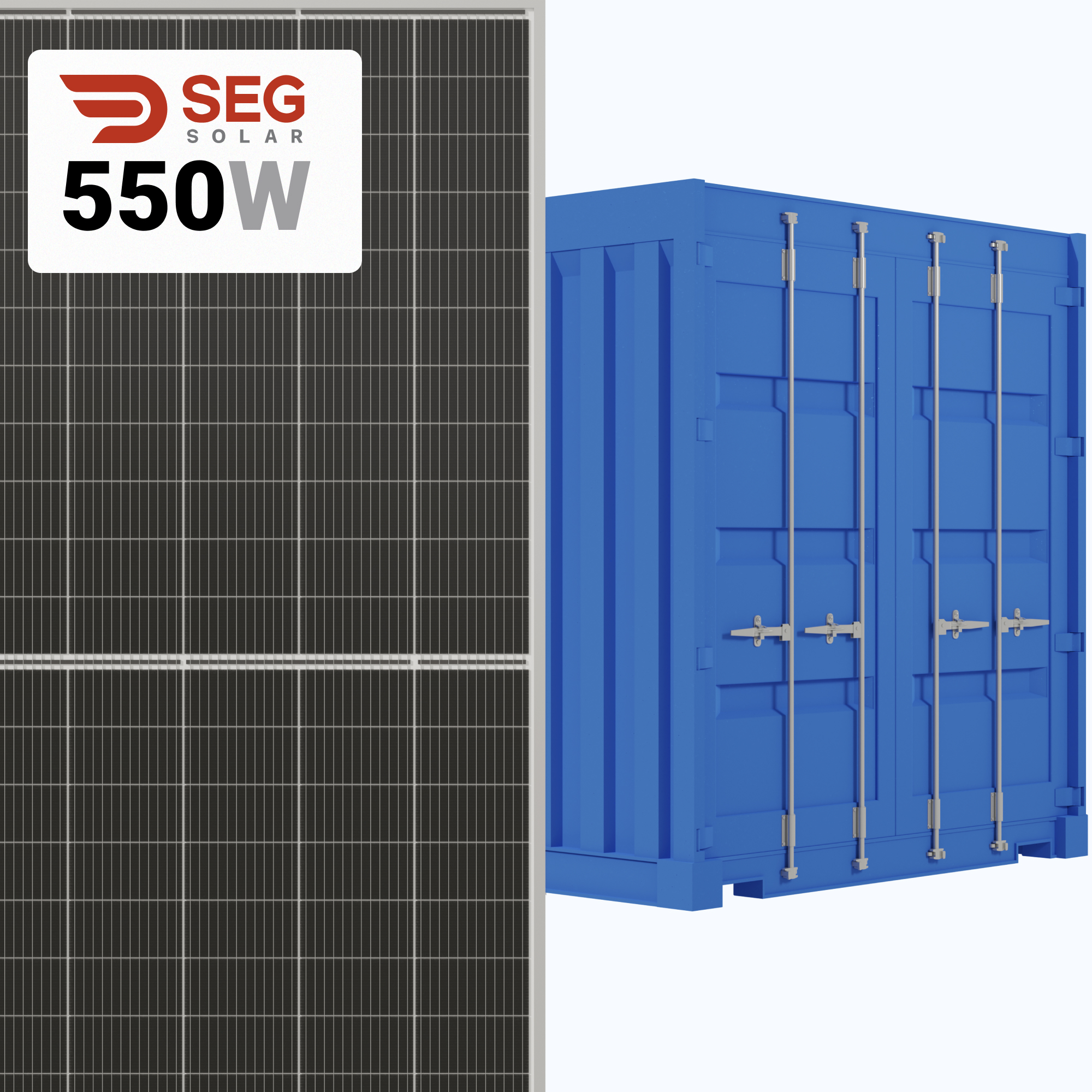 SEG Solar 550W Solar Panel 144 Cell Bifacial product image