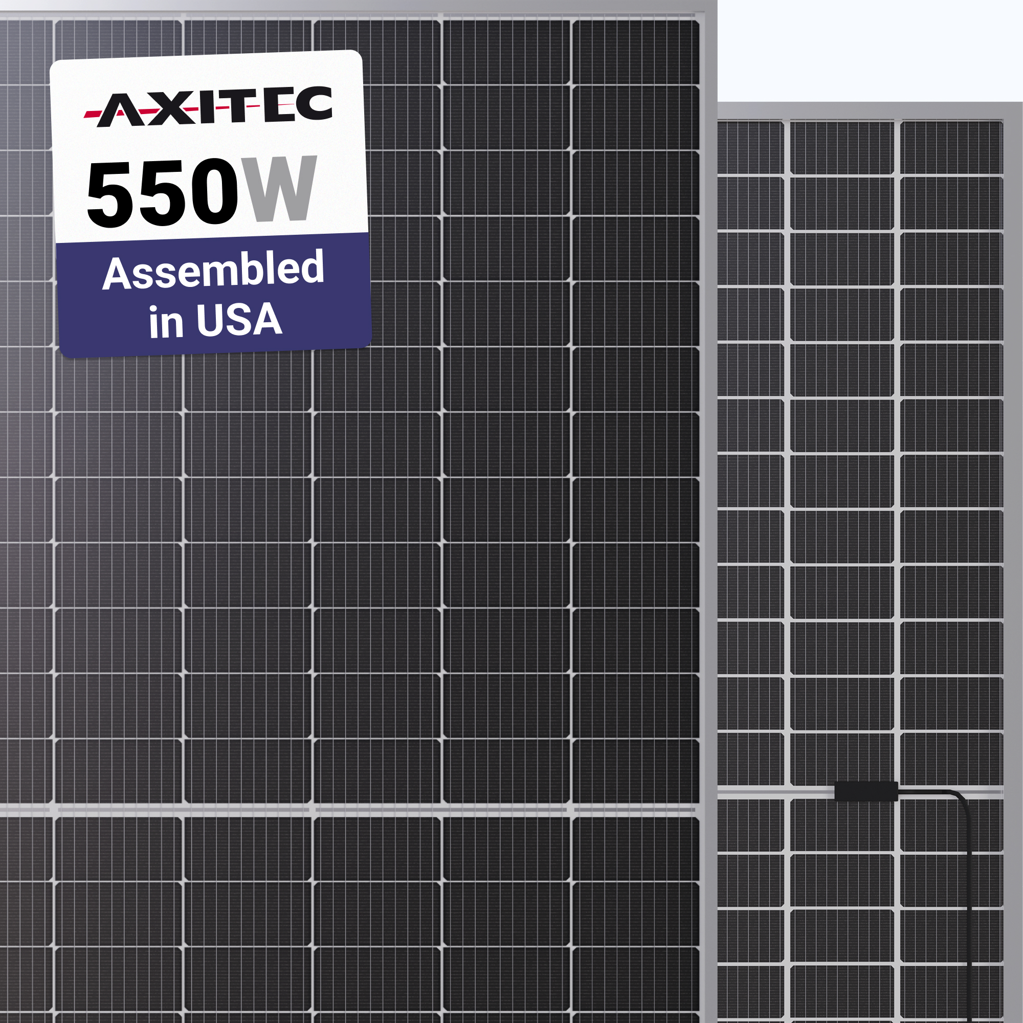 Axitec 550W Solar Panel 144 Cell Bifacial product image