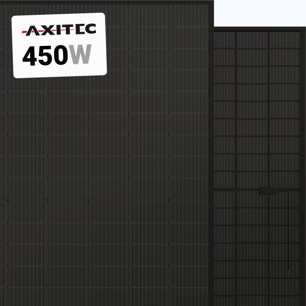 Axitec 450W Solar Panel 108 Cell N-Type TOPCon Bifacial All-Black AC-450TGB/108BB