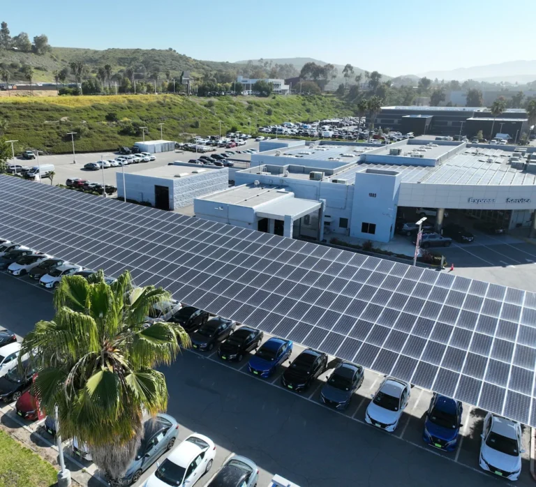 Mossy Nissan solar installation by SolarTech